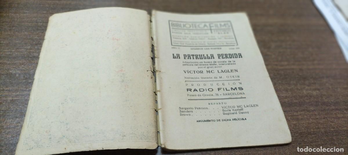 Cine: BIBLIOTECA FILMS - LA PATRULLA PERDIDA NUM 590 - Foto 2