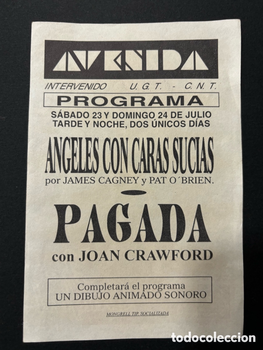 Cine: Programa facs&iacute;mil pagada joan crawford - Foto 2