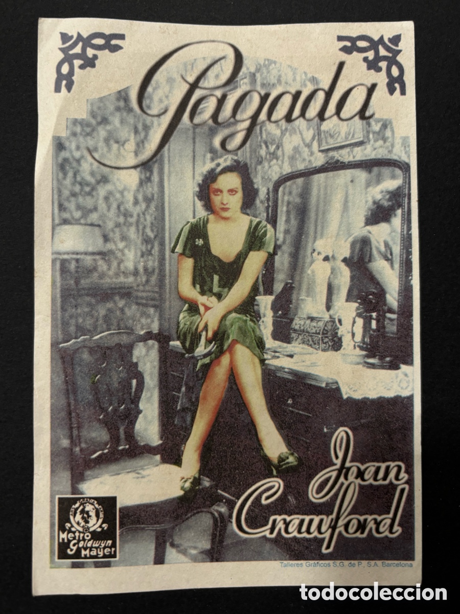 Cine: Programa facs&iacute;mil pagada joan crawford - Foto 1