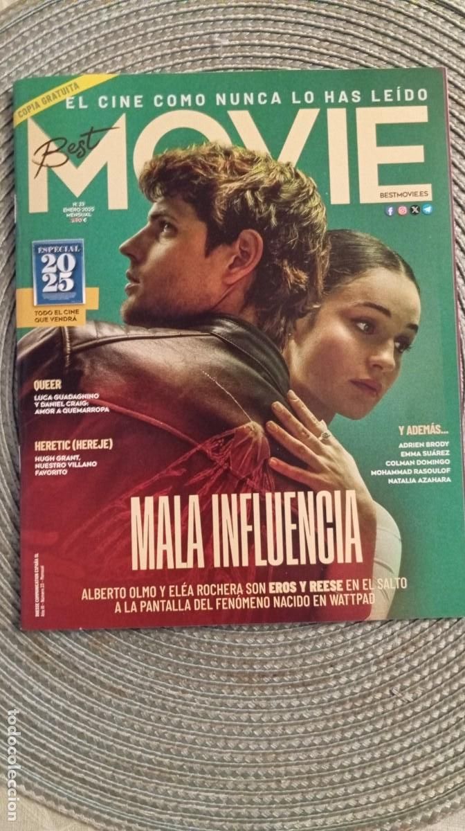 Cine: REVISTA ** BEST MOVIE **.CINESA... N. 23. ENERO.. 2025.MALA INFLUENCIA