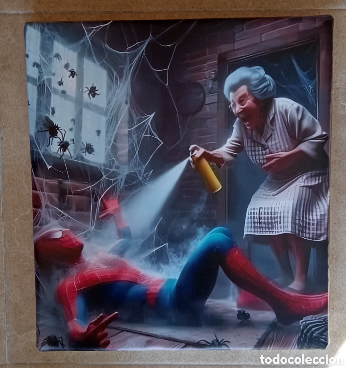 Cine: Cuadro SPIDERMAN insecticida - Foto 1