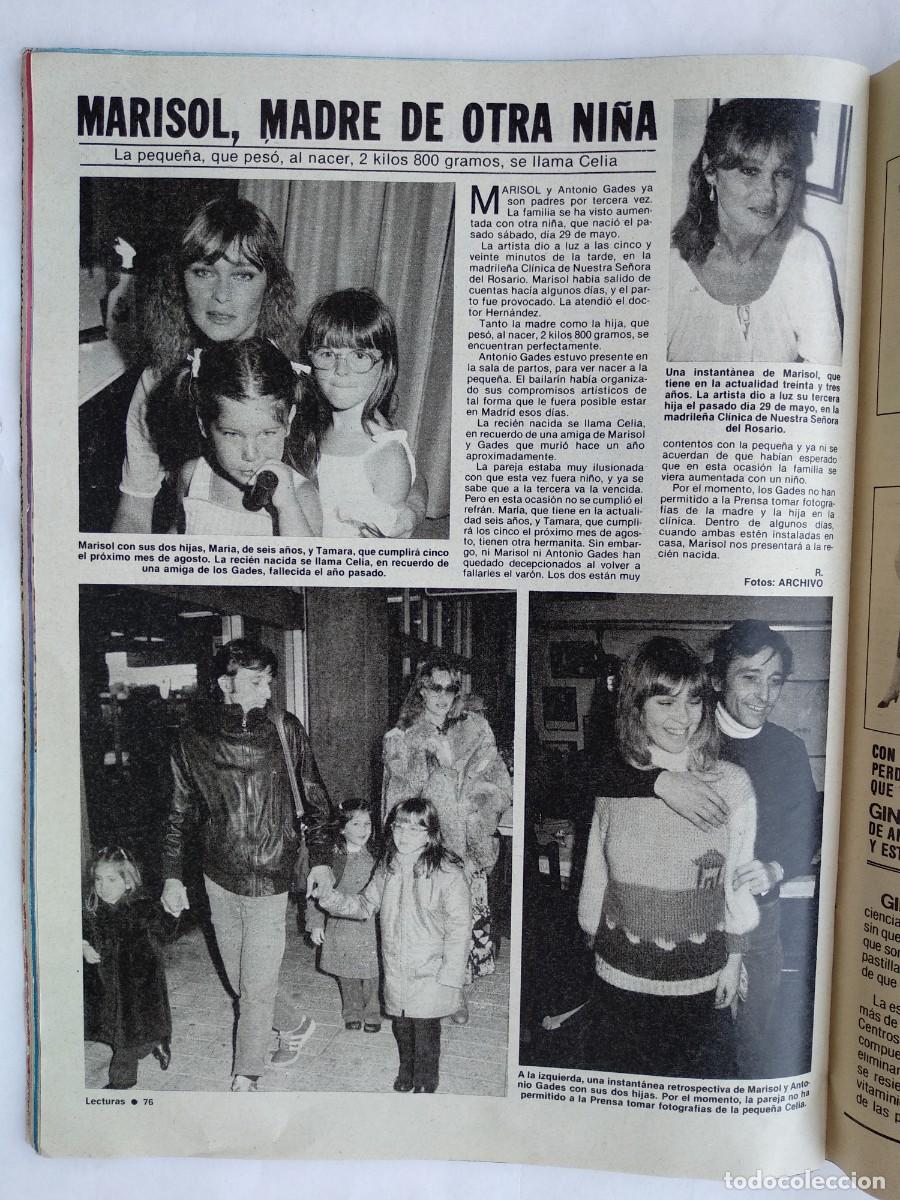 Cine: MARISOL. REVISTA LECTURAS. 1981. - Foto 2