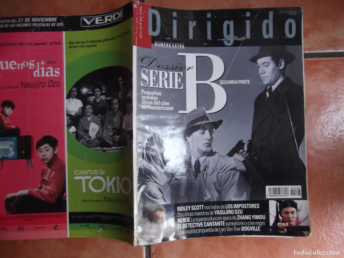 Kino: dirigido por, extra n&ordm; 328, dossier serie b 2 parte, ridley scott, zhang yimou, yasujiro ozu