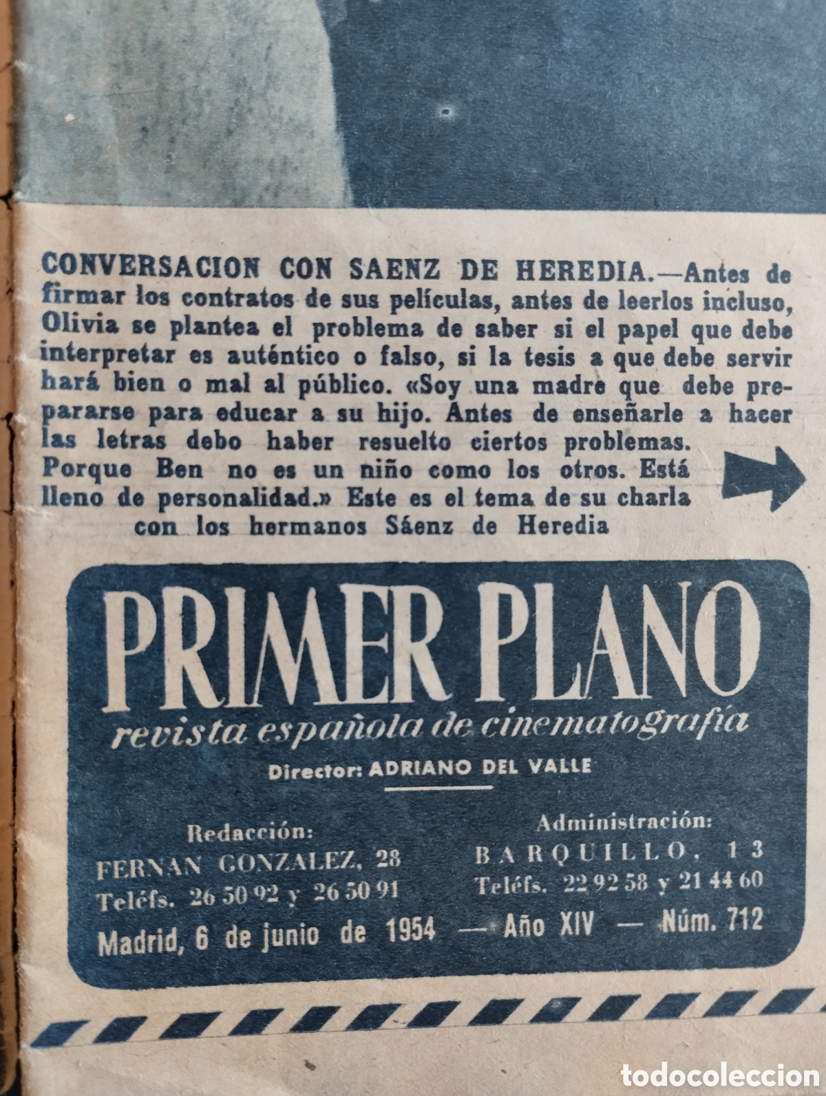 Cine: Primer Plano 712 (seis de junio de 1954) - Foto 2