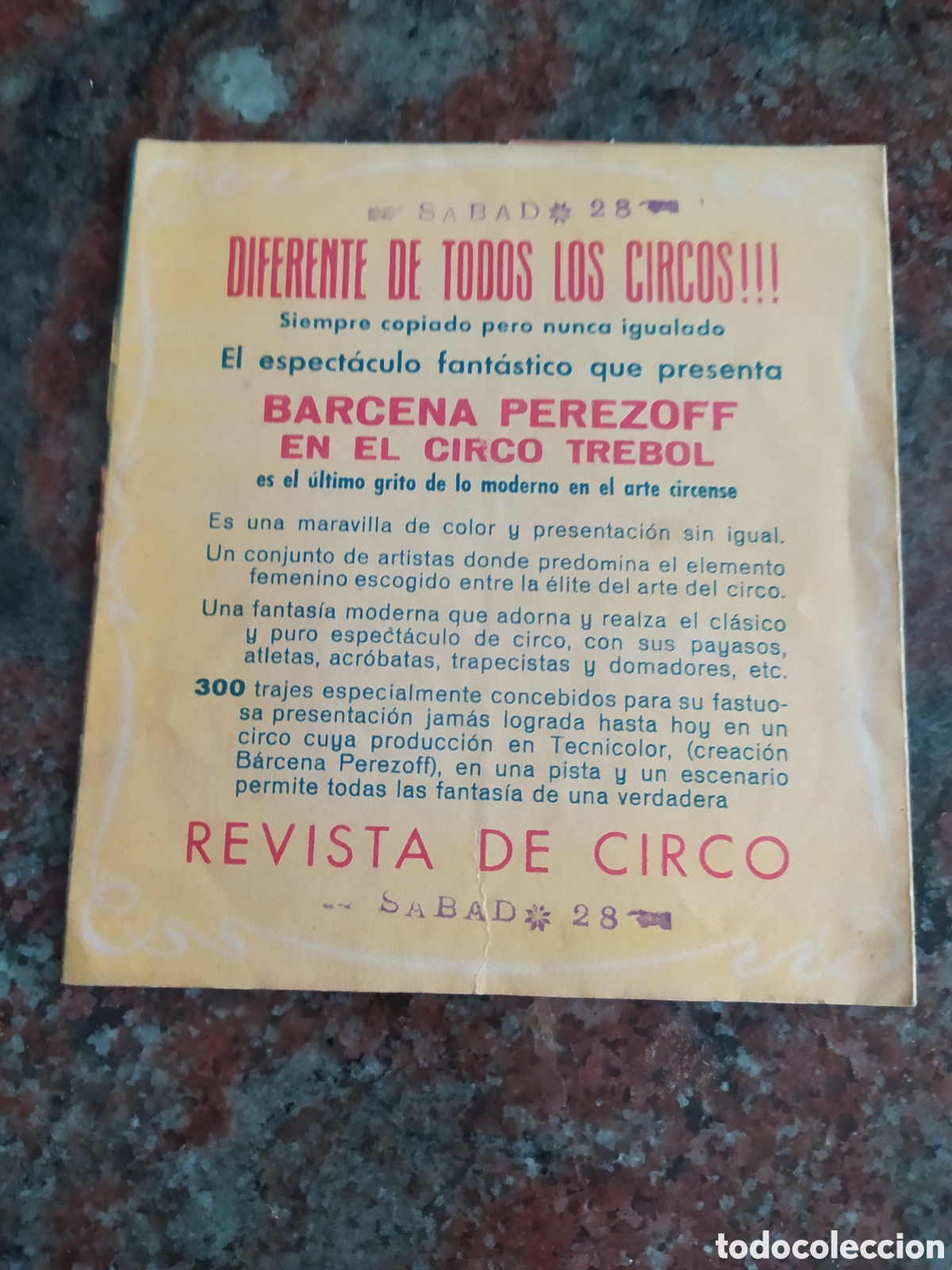 Cine: Programa de mano del circo &rdquo;Barcena Perezoff&rdquo; - Foto 4