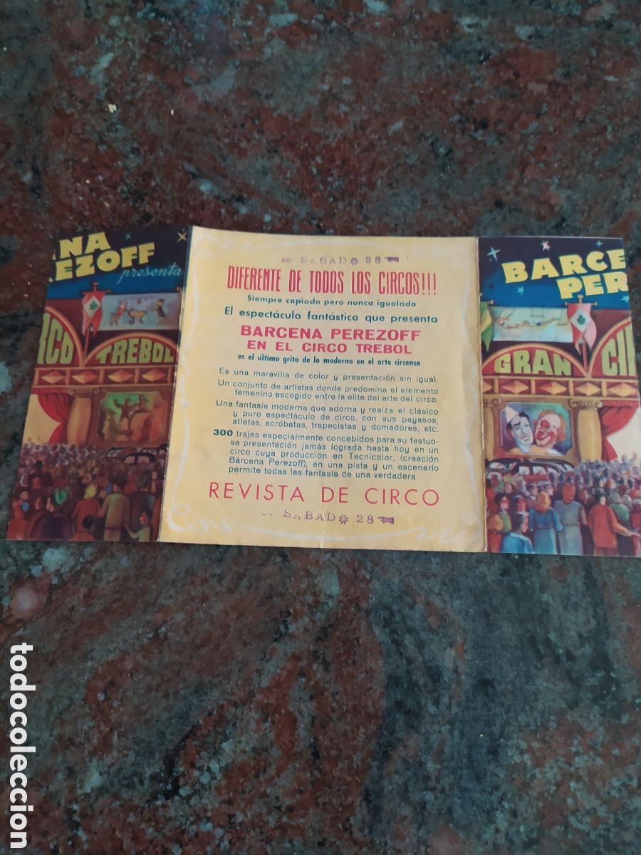 Cine: Programa de mano del circo &rdquo;Barcena Perezoff&rdquo; - Foto 6