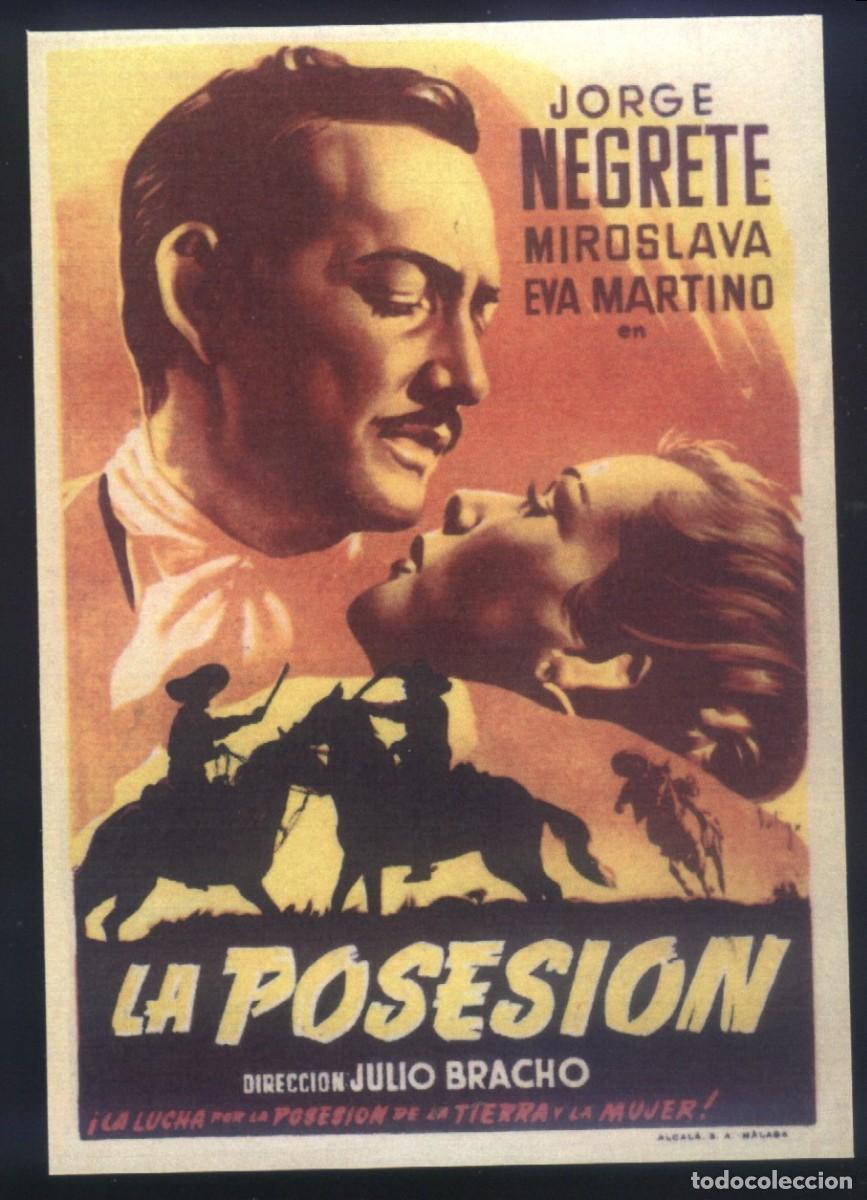 Cine: Q-08382- LA POSESI&Oacute;N (SOLIG&Oacute;) (COPIA CON FORMATO FOLLETO MANO) Jorge Negrete - Miroslava