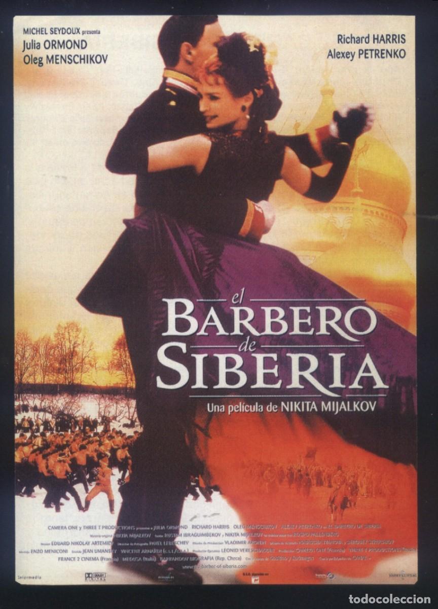 Kino: Q-11690- EL BARBERO DE SIBERIA (Sibirskij tsiryulnik (The Barber of Siberia)) FICHA T&Eacute;CNICA