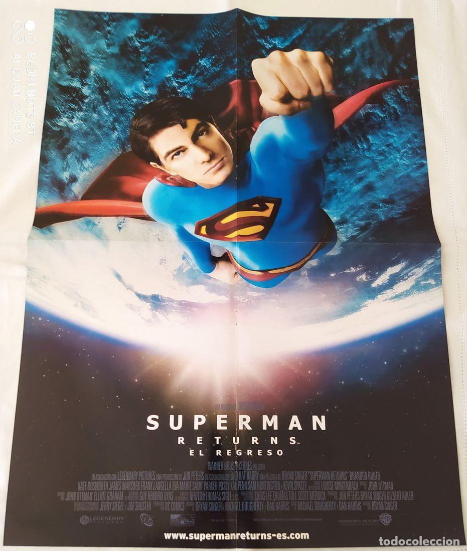 Kino: P&Oacute;STER DOBLE / SUPERMAN RETURNS (ver descripci&oacute;n)