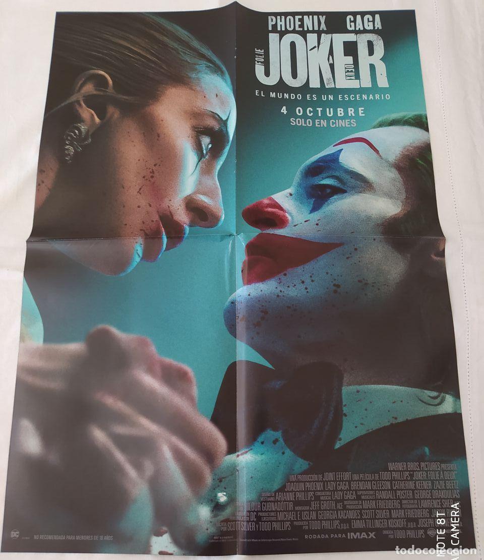 Kino: P&Oacute;STER DOBLE / JOKER: FOLIE A DEUX + EL HOYO 2 (ver descripci&oacute;n)