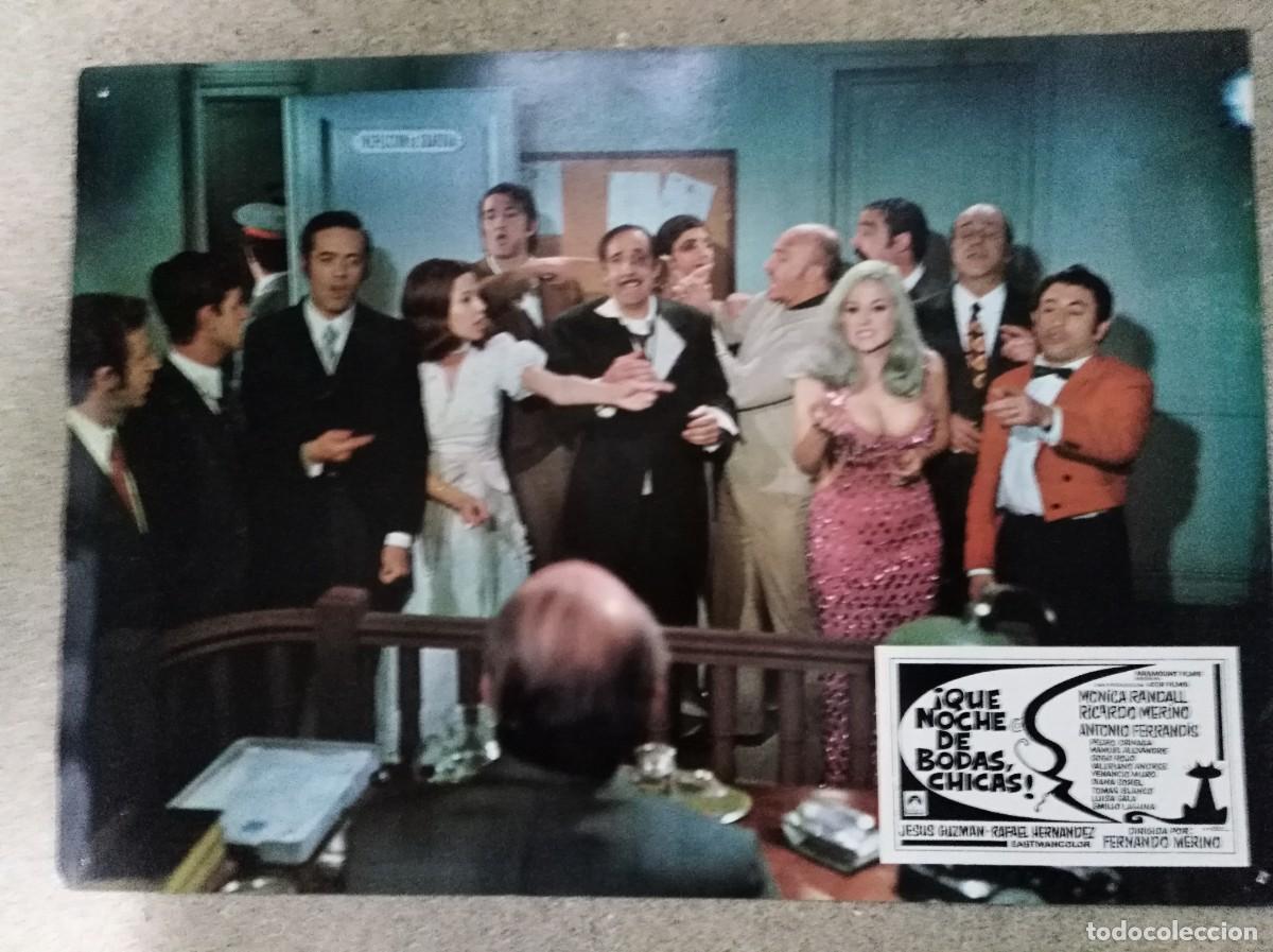 Kino: Afiche De Cine.Fotograma.Que Noche de Bodas, Chicas.Monica Randall.Antonio Ferrandis