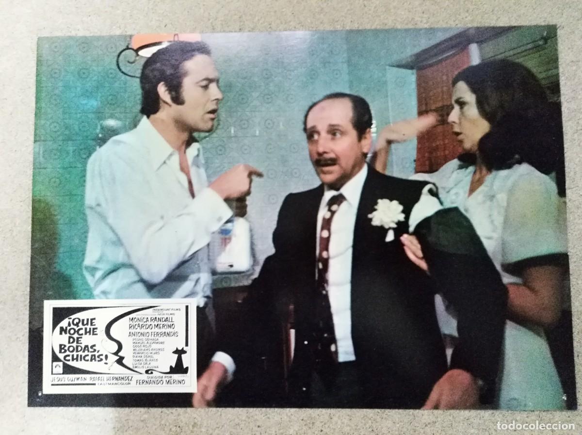 Kino: Afiche De Cine.Fotograma.Que Noche de Bodas, Chicas.Monica Randall.Antonio Ferrandis