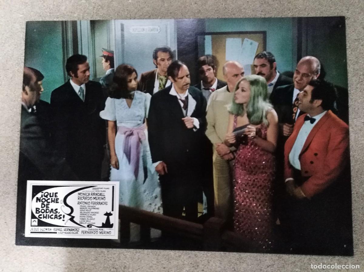 Kino: Afiche De Cine.Fotograma.Que Noche de Bodas, Chicas.Monica Randall.Antonio Ferrandis