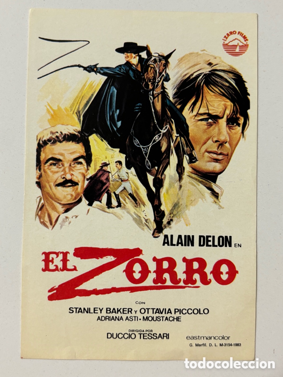 Cine: Programa el zorro Alain Delon A21 - Foto 1