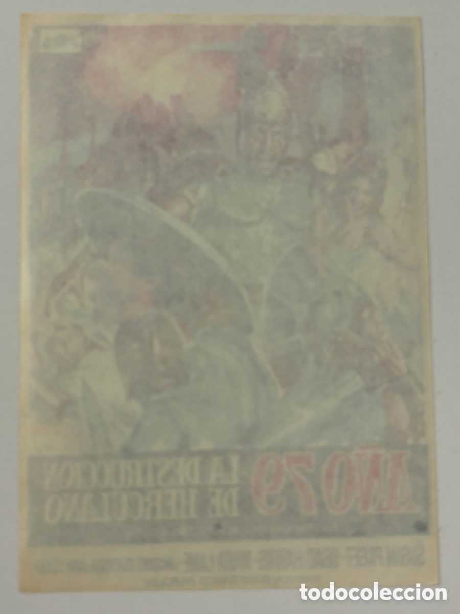 Cine: Programa a&ntilde;o 79 la destrucci&oacute;n de Herculano Soligo A21 - Foto 2