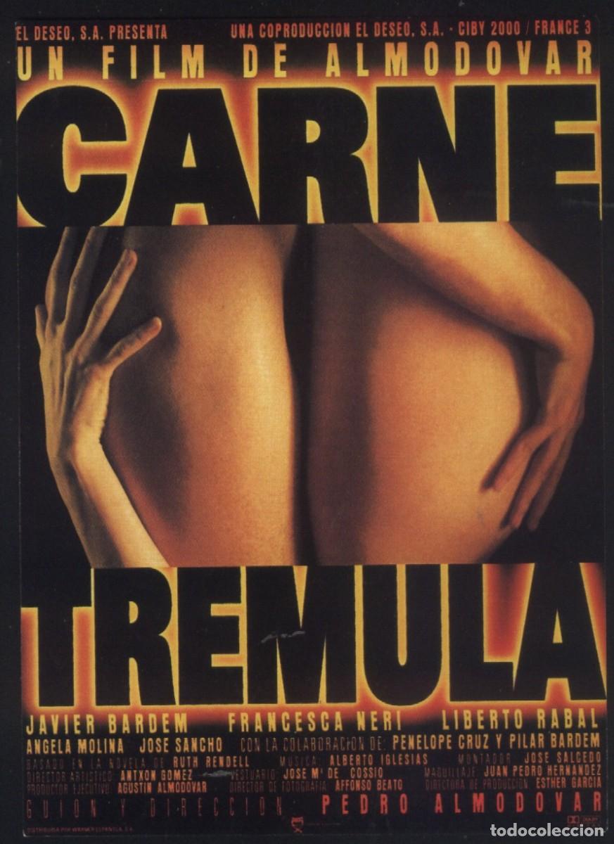 Kino: Q-11724- CARNE TREMULA (FICHA T&Eacute;CNICA) Javier Bardem - Francesca Neri - Liberto Rabal