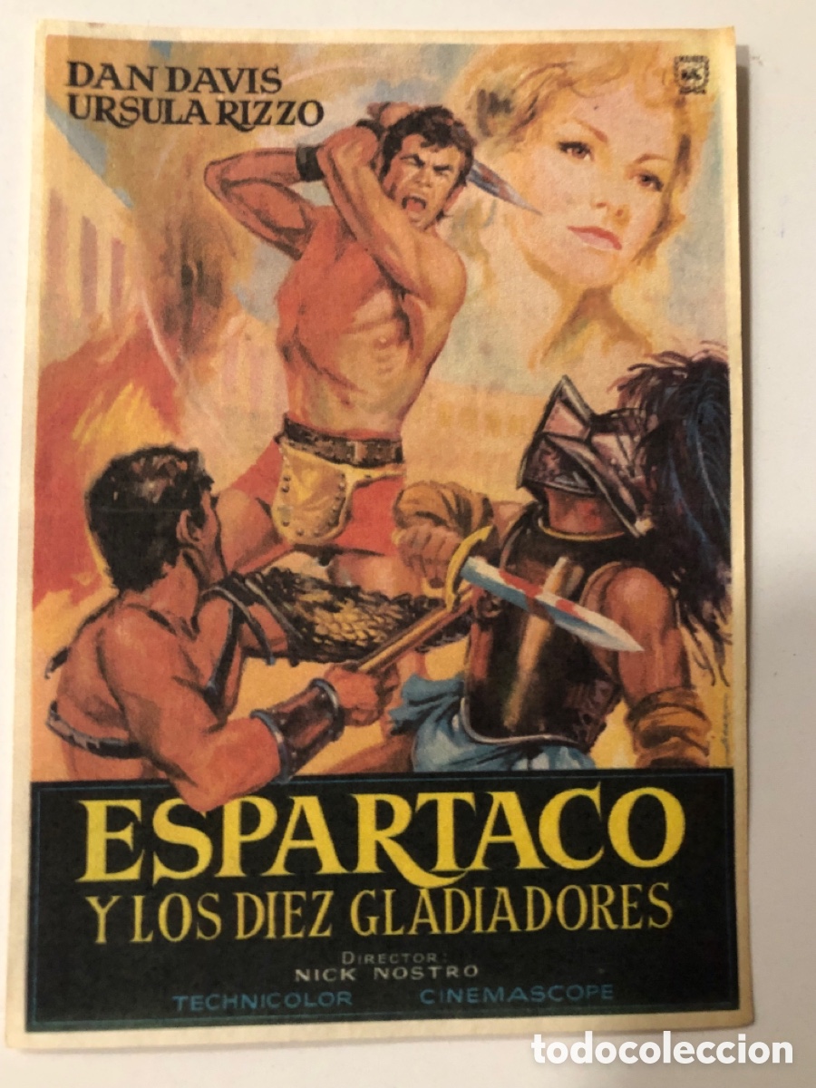 Cine: Programa espartaco y los D&iacute;ez gladiadores A22 - Foto 1