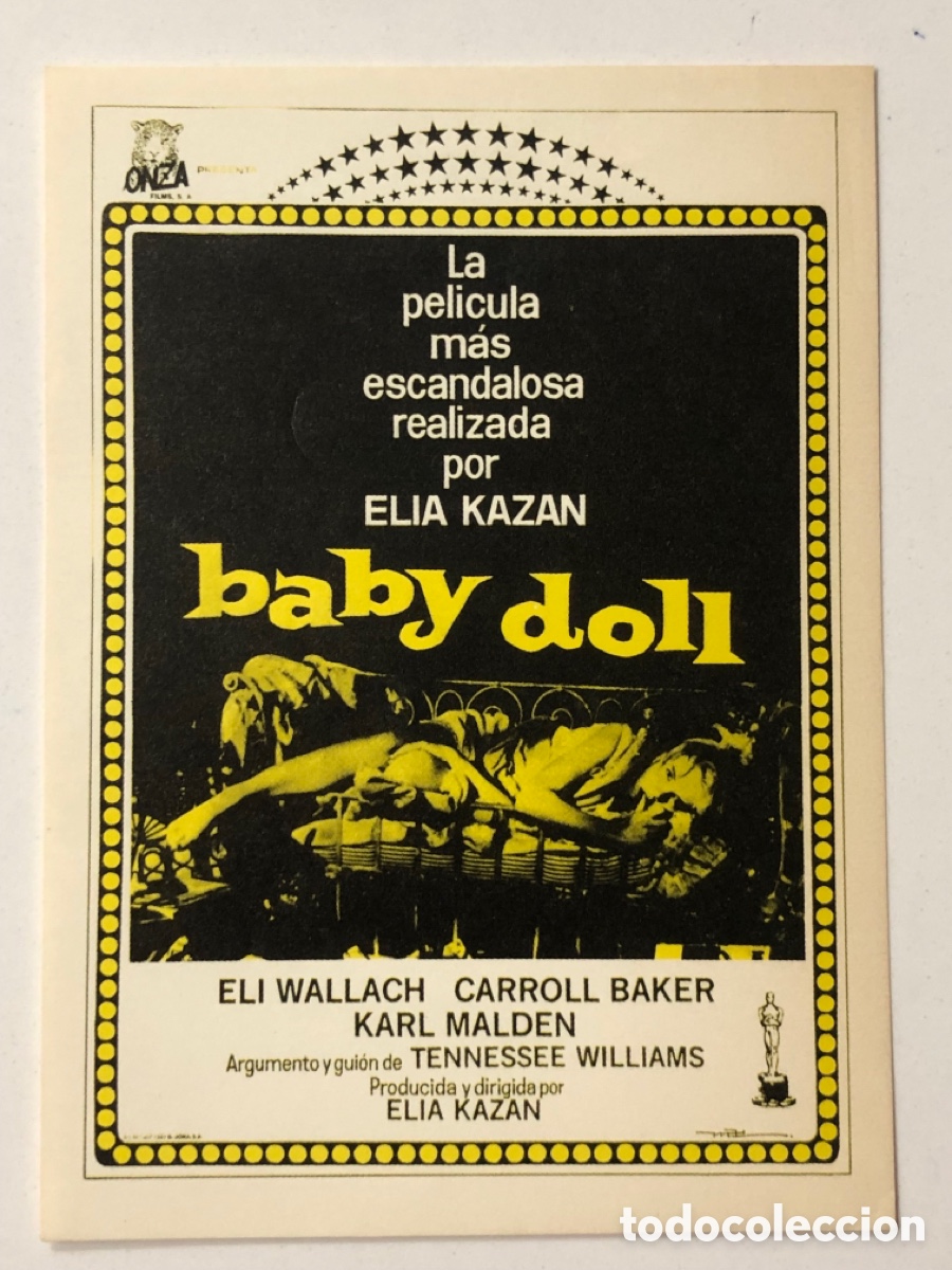 Cine: Programa Baby doll Carroll baker Eli Wallach A23 - Foto 1