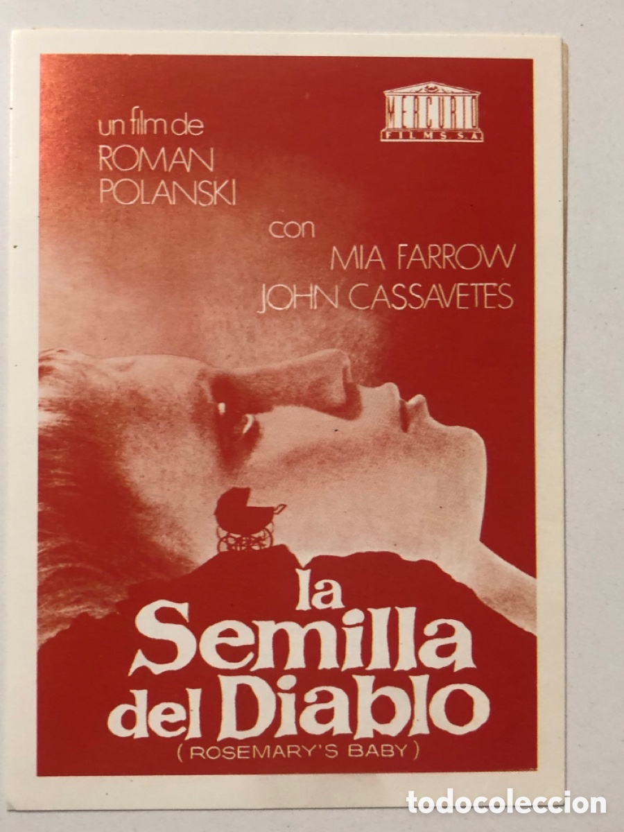 Cine: Programa la semilla del diablo mia farrow A19 - Foto 1