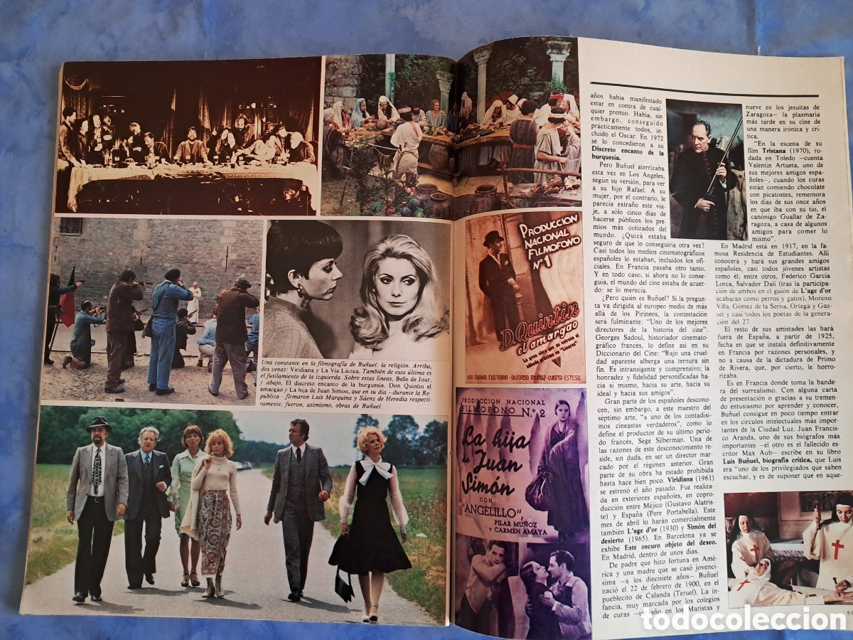 Cine: Revista QU&Eacute; Luis Bu&ntilde;uel 1978 - Foto 7