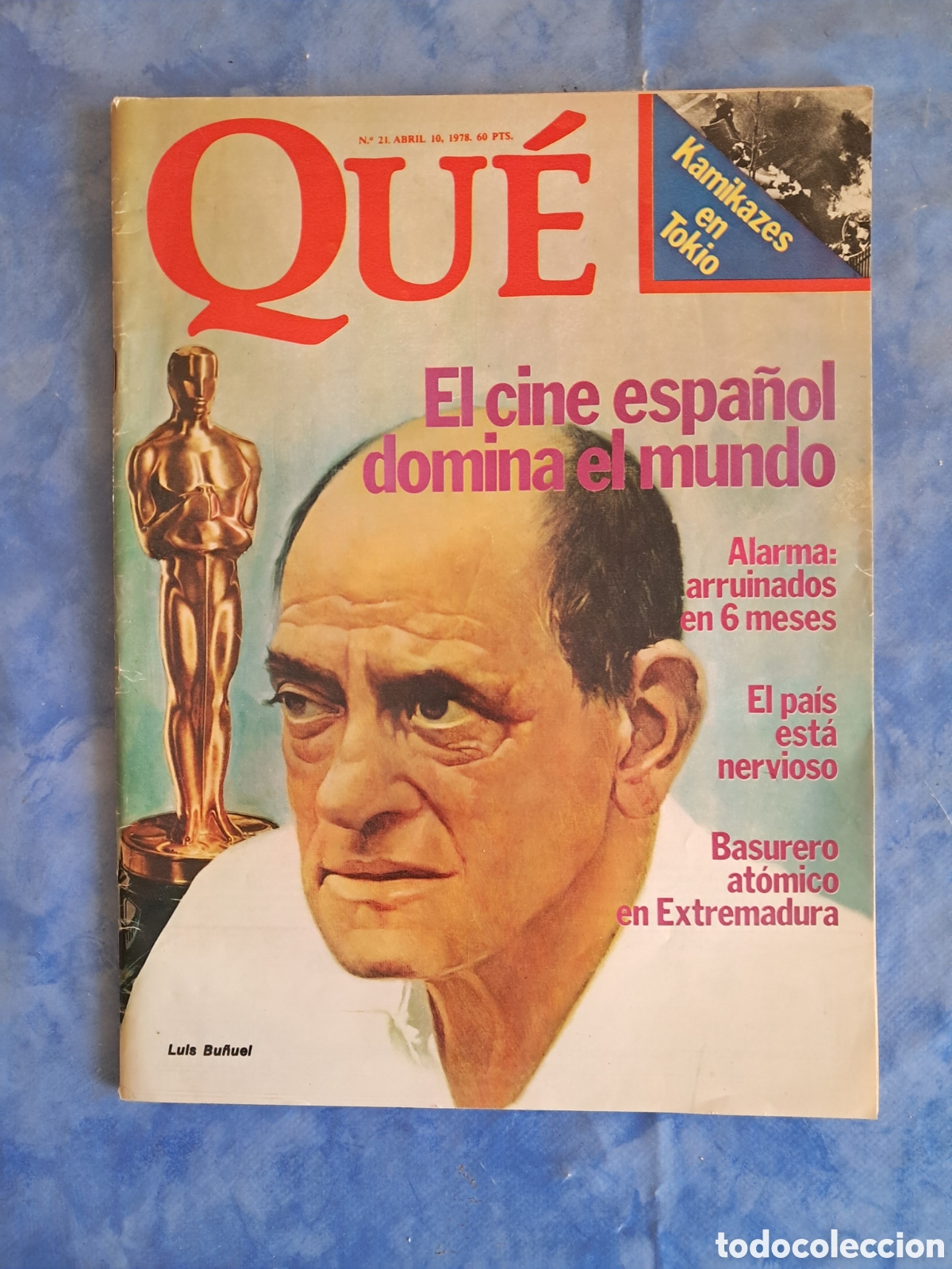 Cine: Revista QU&Eacute; Luis Bu&ntilde;uel 1978 - Foto 1