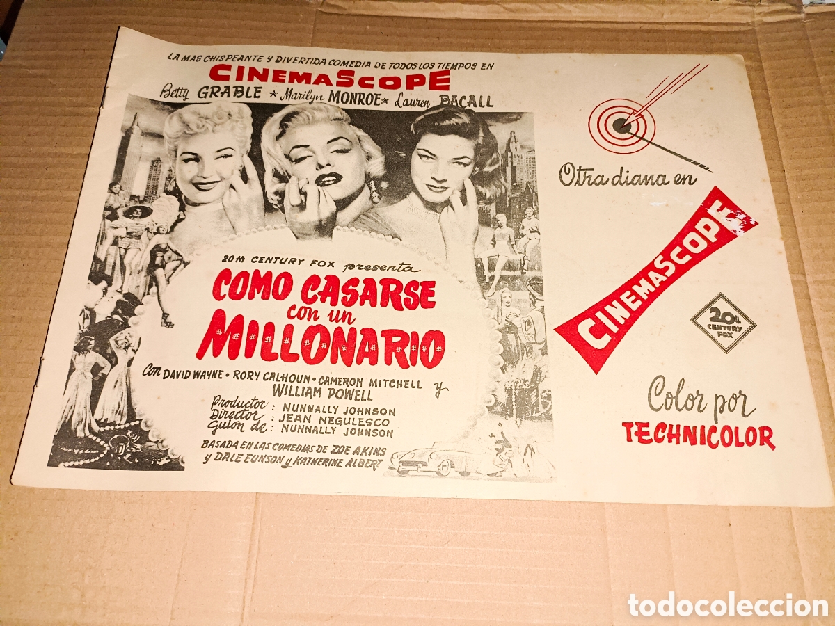 Cine: REVISTA/PROGRAMA como casarse con un millonario,completo - Foto 1