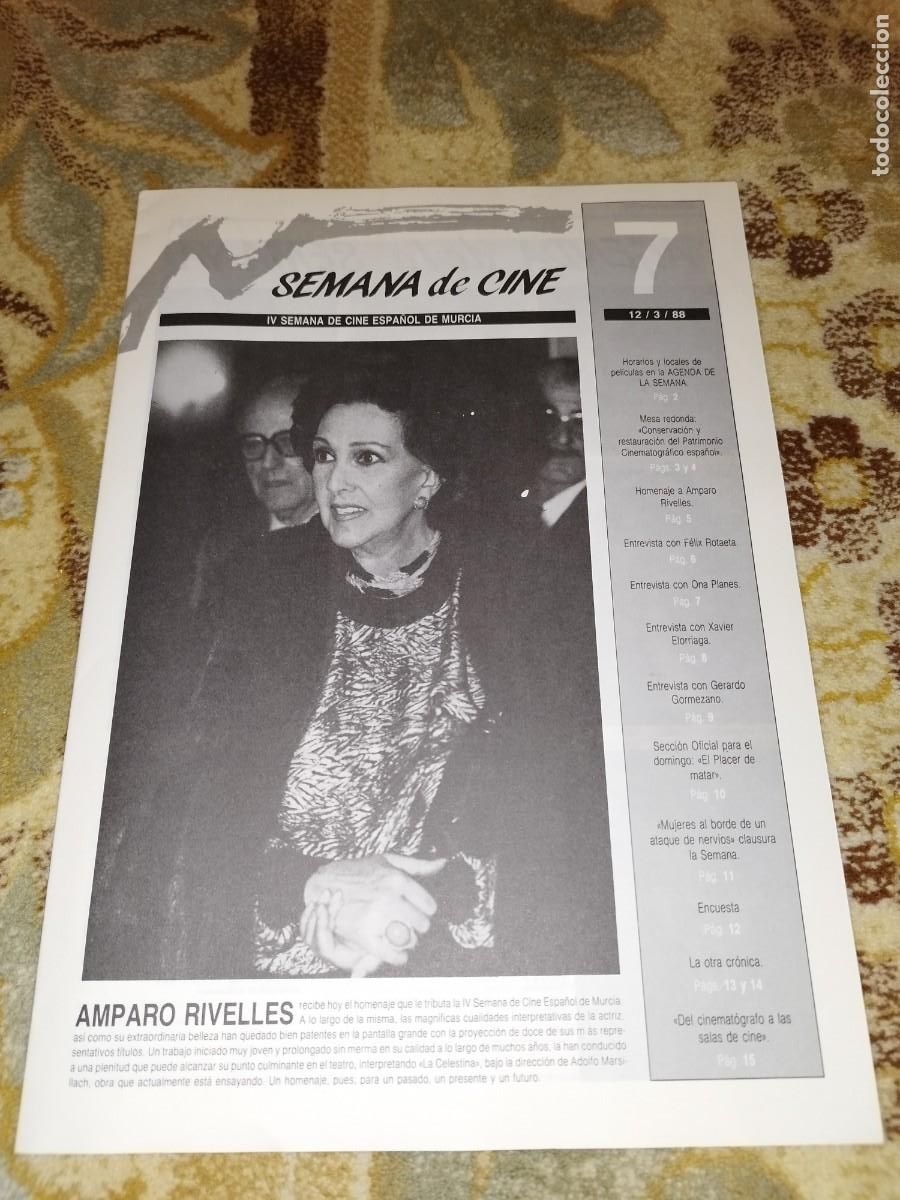 Cine: Semana de Cine Amparo Rivelles 1988 - Foto 1