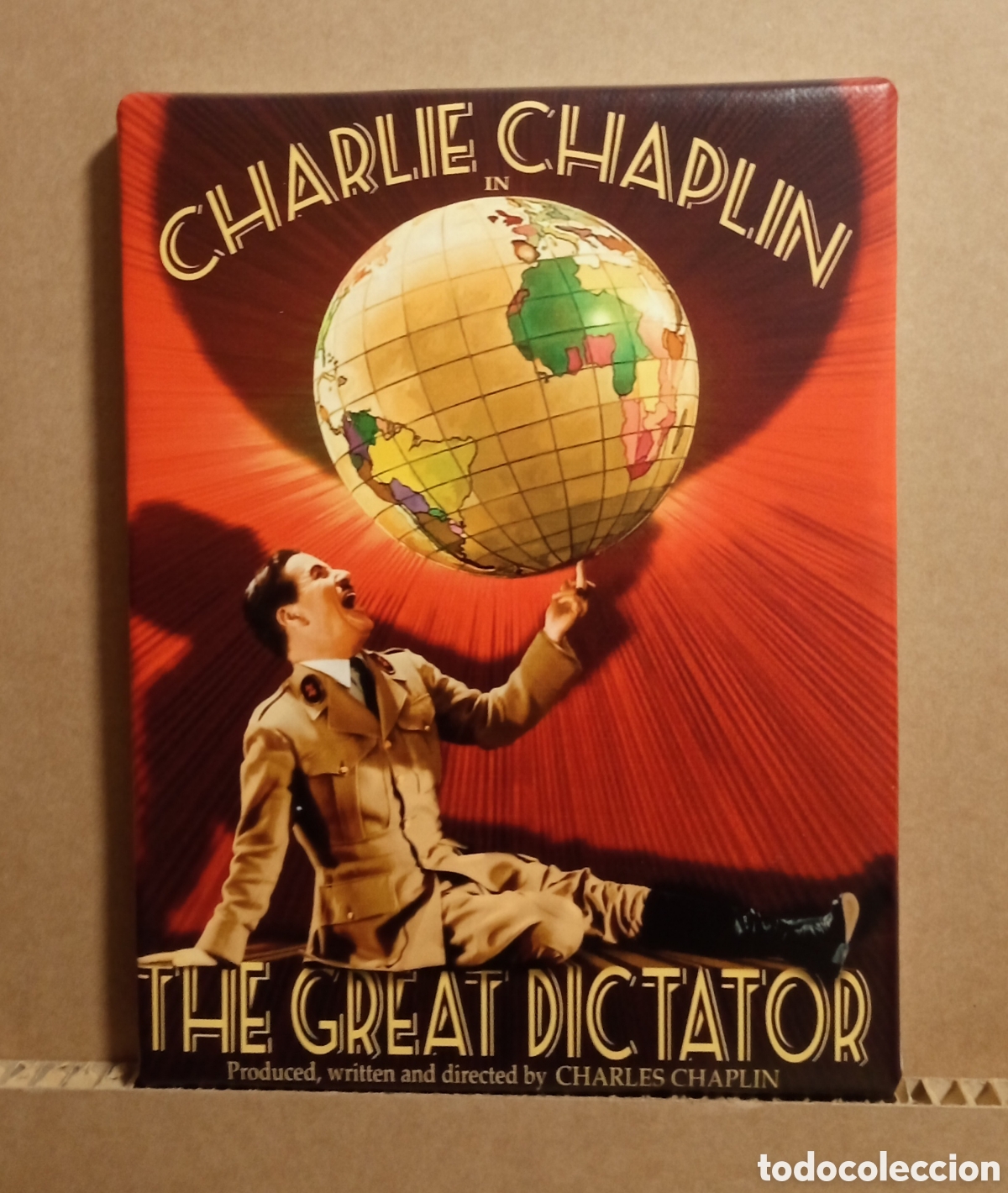 Cine: Cuadro EL GRAN DICTADOR Chaplin - Foto 1
