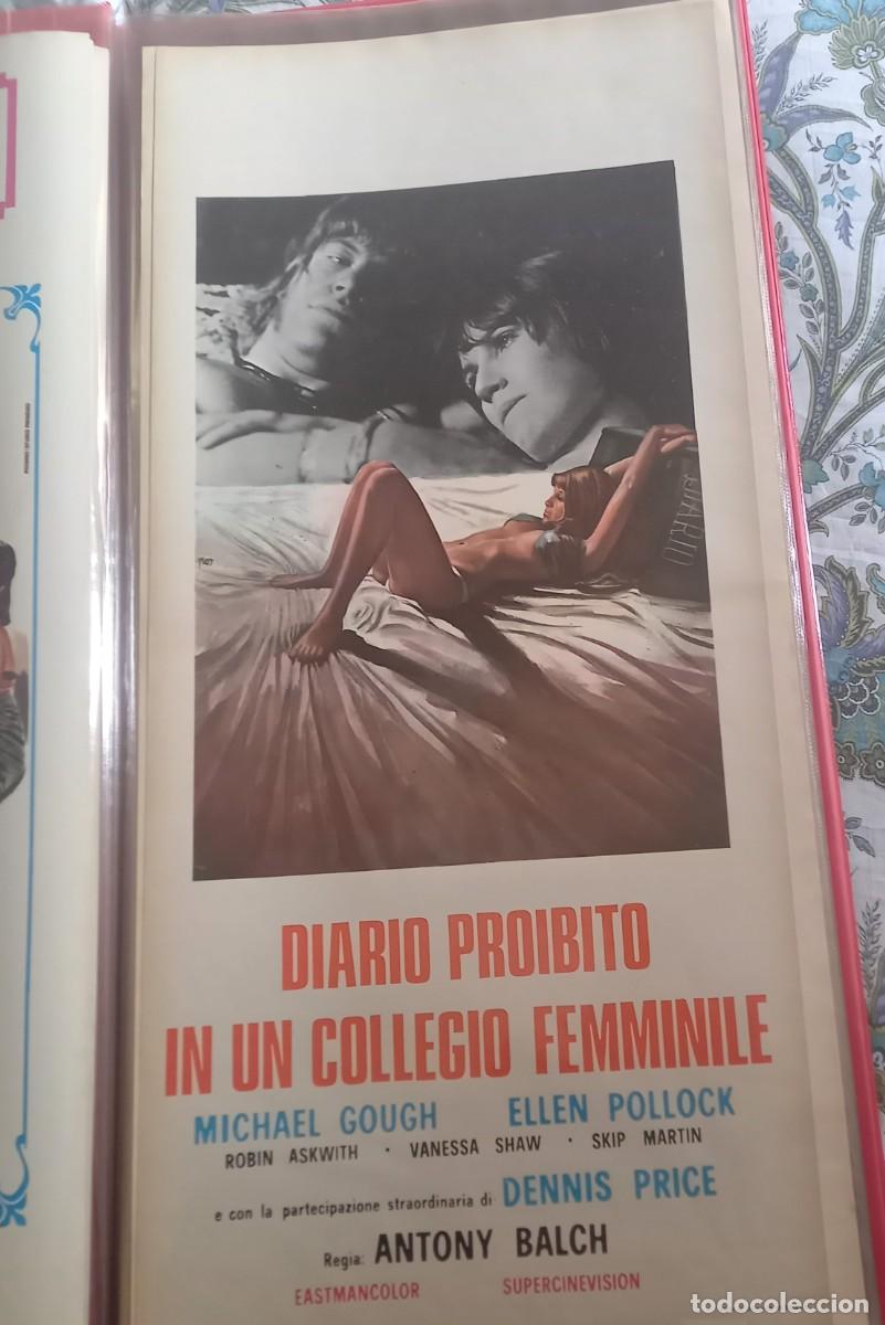 Kino: DIARIO PROIBITO DI UN COLLEGIO FEMMINILE 1973 POSTER cm. 33X70 ELLEN POLLOCK VANESSA SHAW M.GOUGH