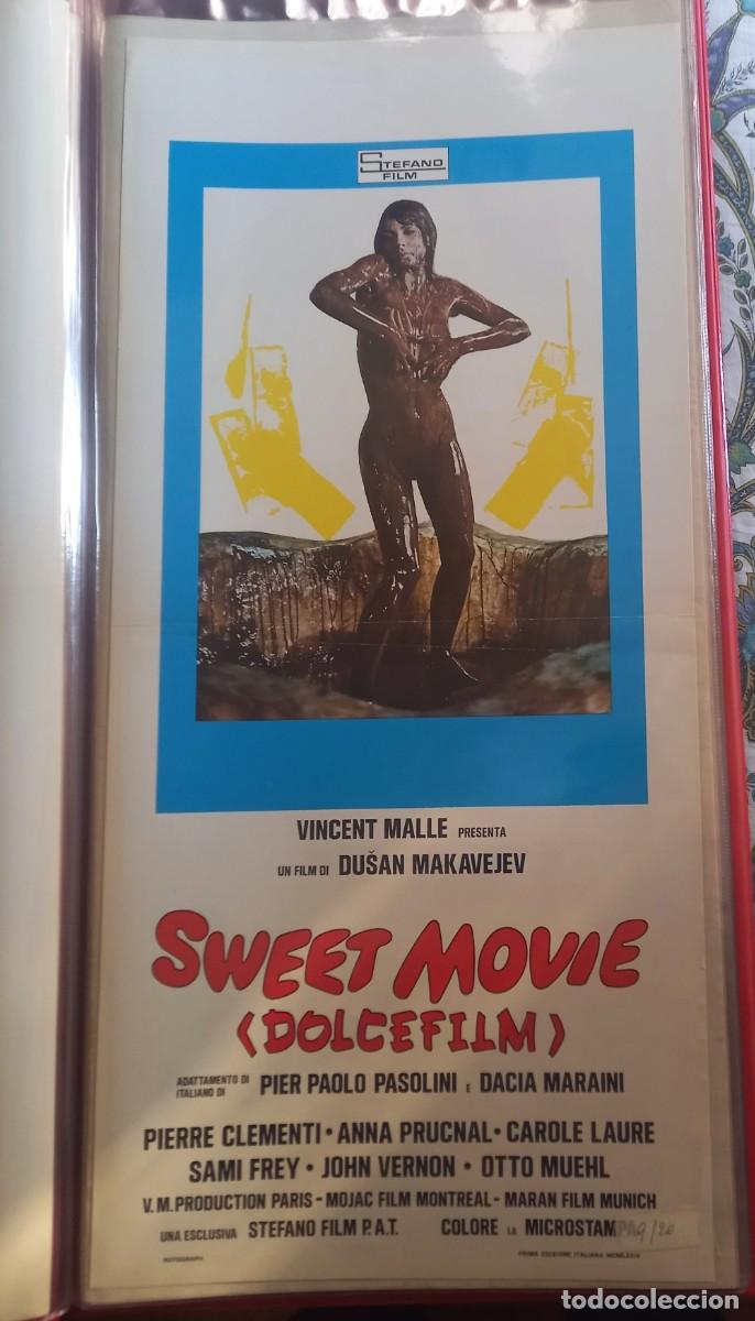 Kino: SWEET MOVIE ( DOLCE FILM ) 1974 POSTER cm. 33X70 PIERRE CLEMENTI ANNA PRUCNAL CAROLE LAURE