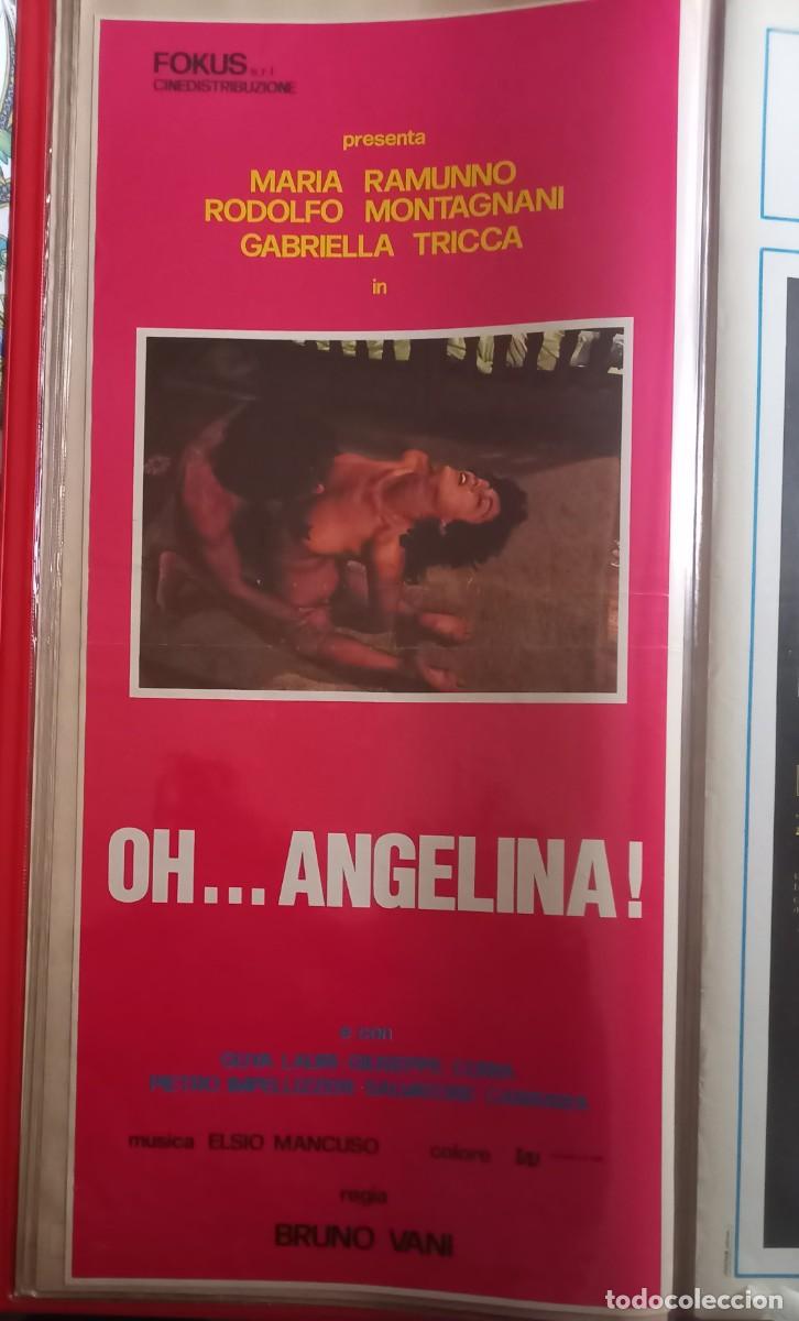 Kino: OH ANGELINA ! 1982 POSTER cm. 33X70 MARIA RAMUNNO RODOLFO MONTAGNANI GABRIELLA TRICCA