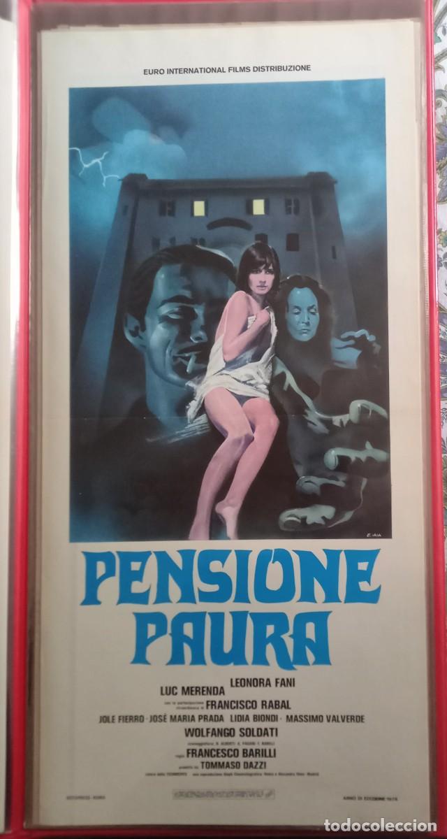 Cine: PENSIONE PAURA 1978 POSTER cm. 33X70 LEONORA FANI LUC MERENDA FRANCISCO RABAL