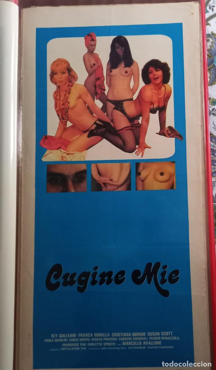 Cine: CUGINE MIE 1978POSTER cm. 33X70 ELY GALLERANI FRANCA GONELLA SUSAN SCOTT CRISTIANA BORGHI