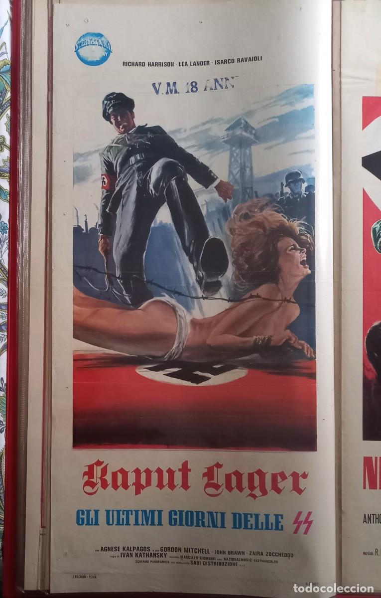 Cine: &rdquo; KAPUT LAGER &rdquo; GLI ULTIMI GIORNI DELLE SS 1977 POSTER cm. 33X70 LEA LANDER AGNESE KALPAGOS