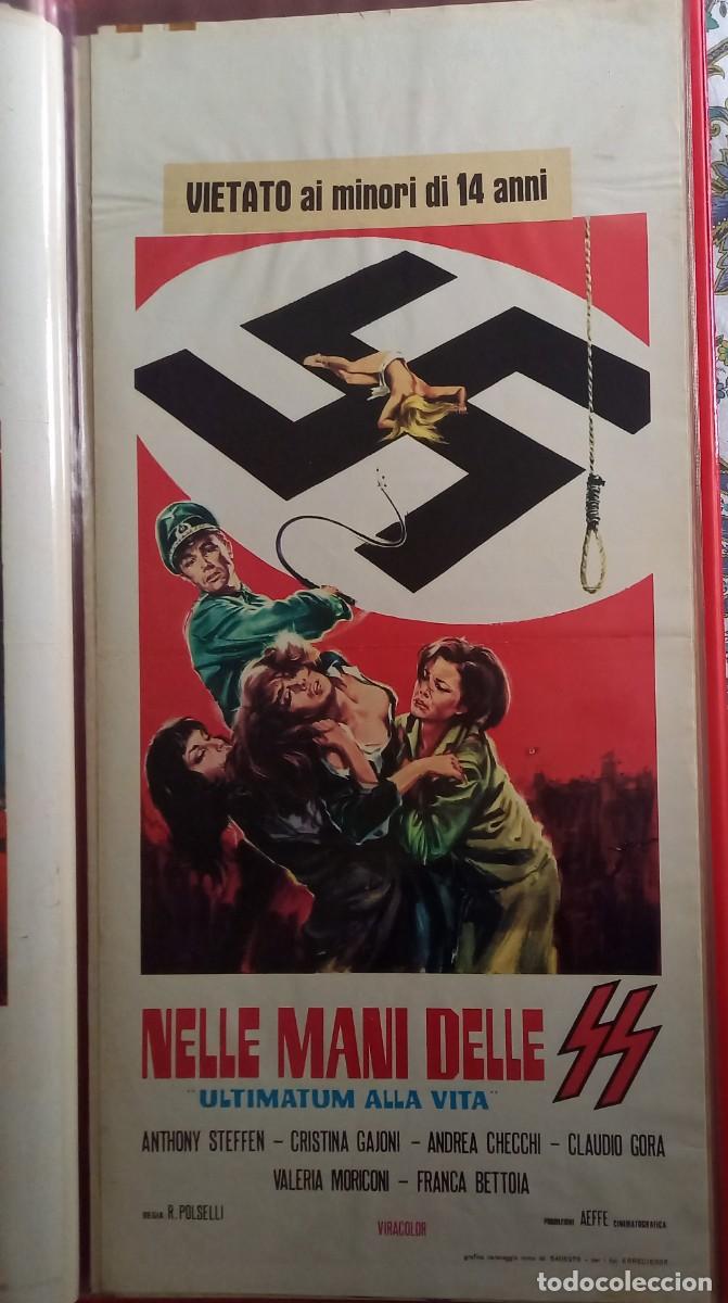 Cine: &rdquo; NELLE MANI DELLE SS &rdquo; ULTIMATUM ALLA VITA 1961 POSTER cm.33X70 ANTHONY STEFFEN CRISTINA GAJONI