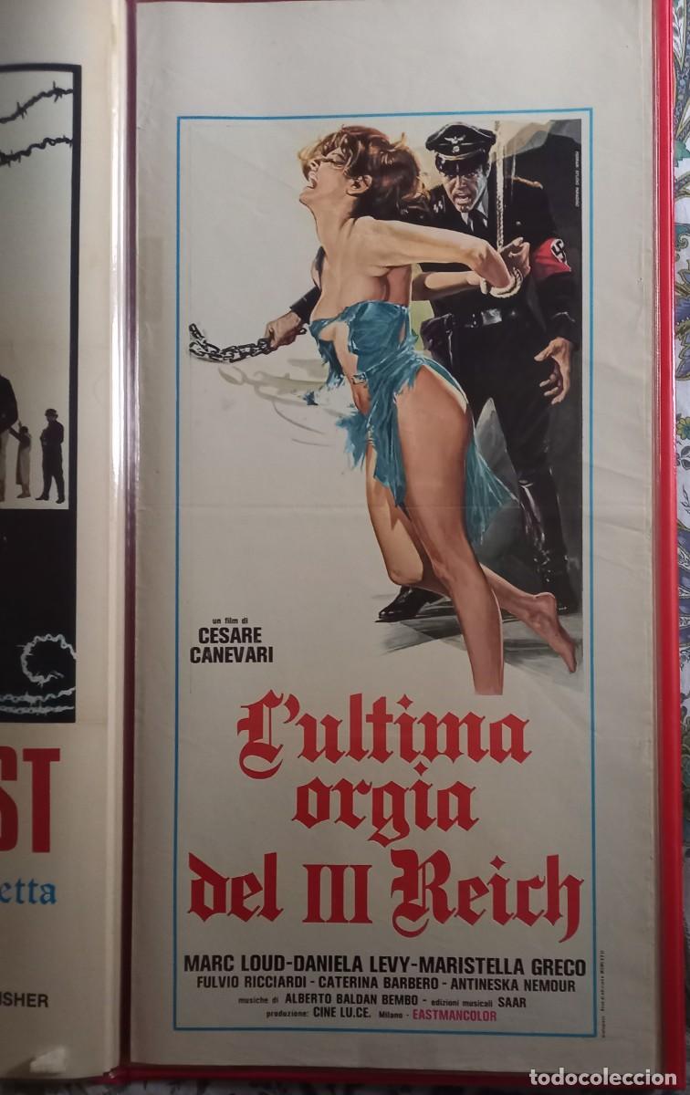 Cine: L'ULTIMA ORGIA DEL TERZO REICH 1977 POSTER cm.30X70 DANIELA LEVY MARISTELLAGRECO MARC LOUD