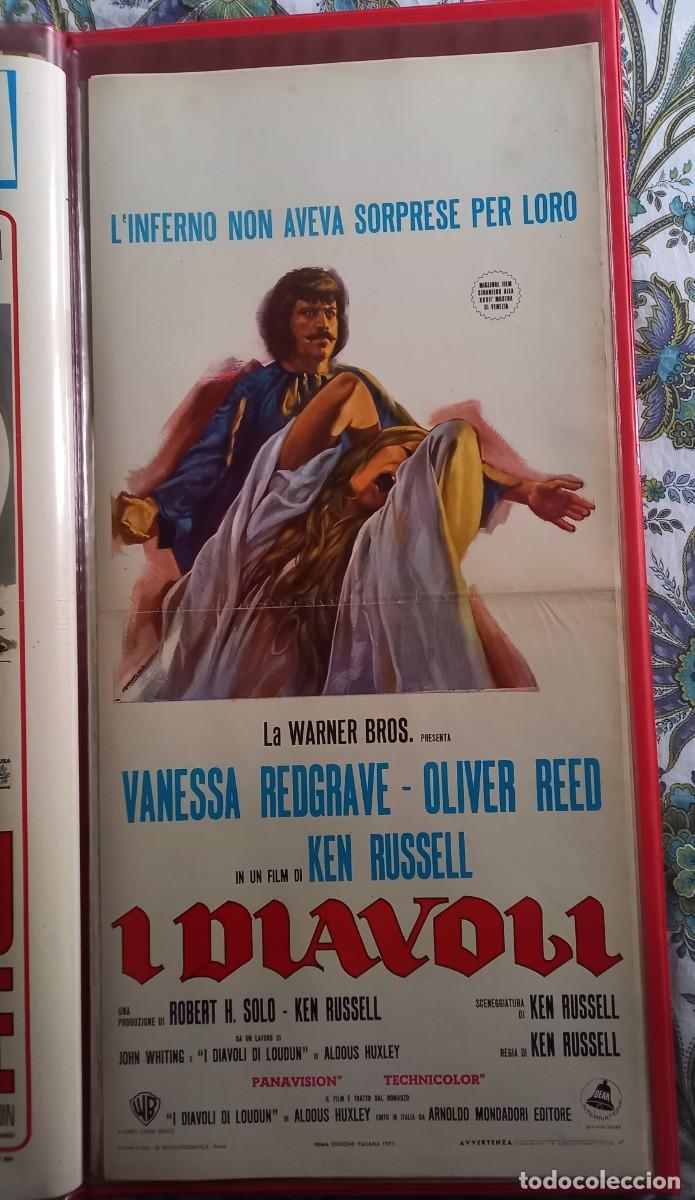 Cine: I DIAVOLI 1970 POSTER cm. 33X70 VANESSA REDGRAVE OLIVER REED