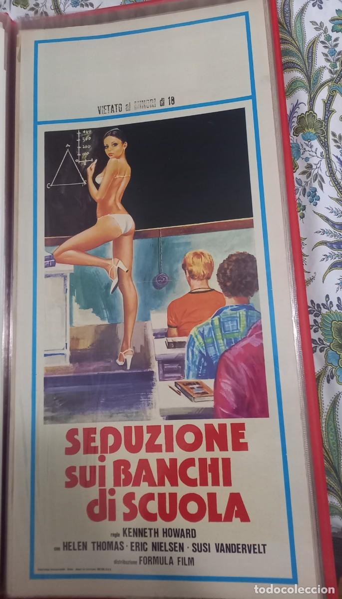 Kino: SEDUZIONE SUI BANCHI DI SCUOLA 1979 POSTER cm. 33X70 HELEN THOMAS SUSI VANDERVELT