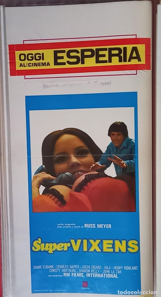 Kino: SUPER VIXENS 1975 POSTER cm. 33X70 SHARY EUBANK USCHI DIGARD
