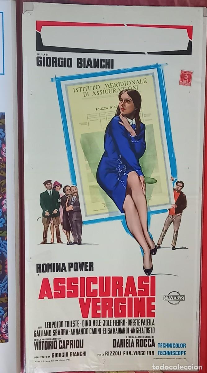 Kino: ASSICURASI VERGINE 1967 POSTER cm. 33X70 ROMINA POWER