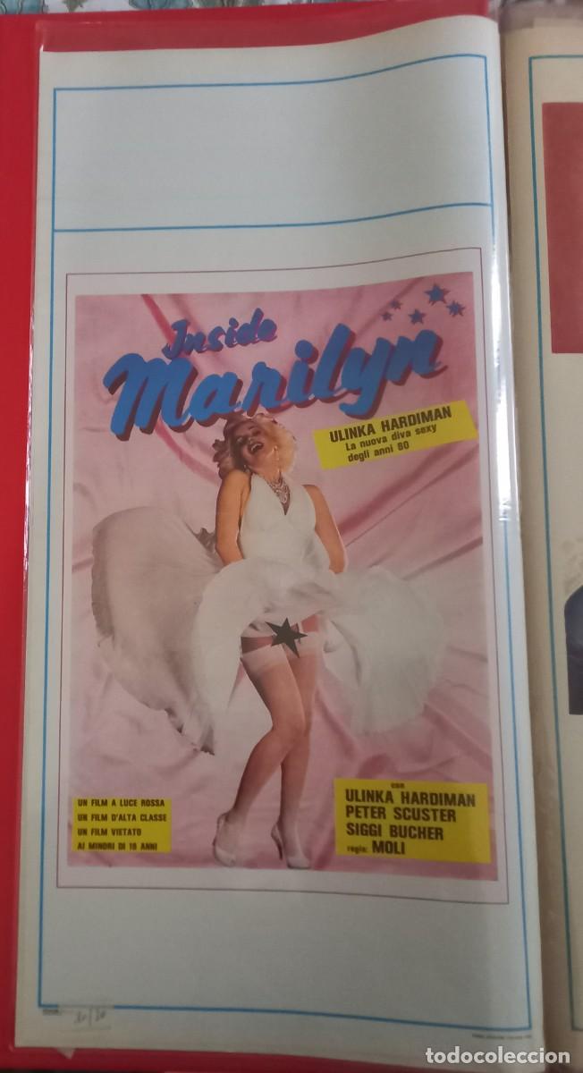 Kino: INSIDE MARILYN 1985 POSTER cm.33X70 CON OLINKA HARDIMAN PETER SCUSTER SIGGI BUCHER