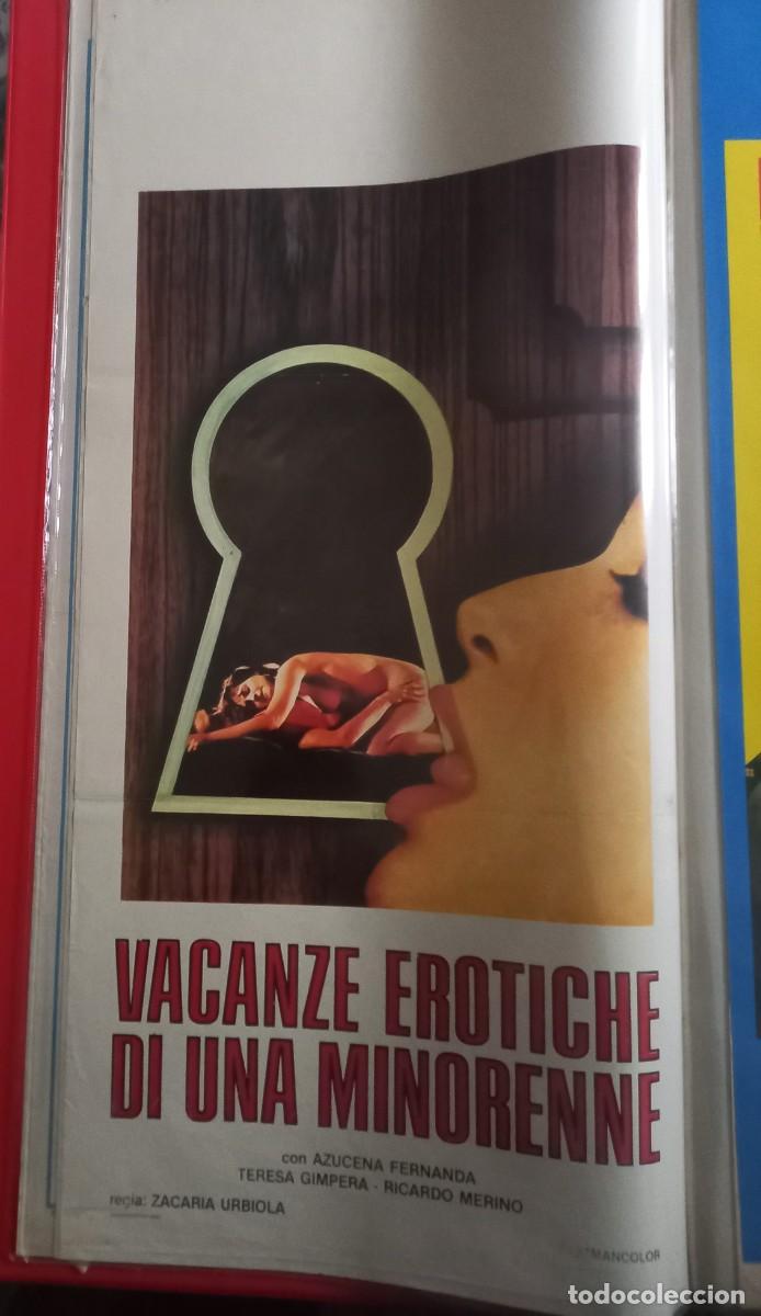 Kino: VACANZE EROTICHE DI UNA MINORENNE 1978 POSTER cm. 33X70 AZUCENA FERNANDA TERESA GIMPERA R. MERINO