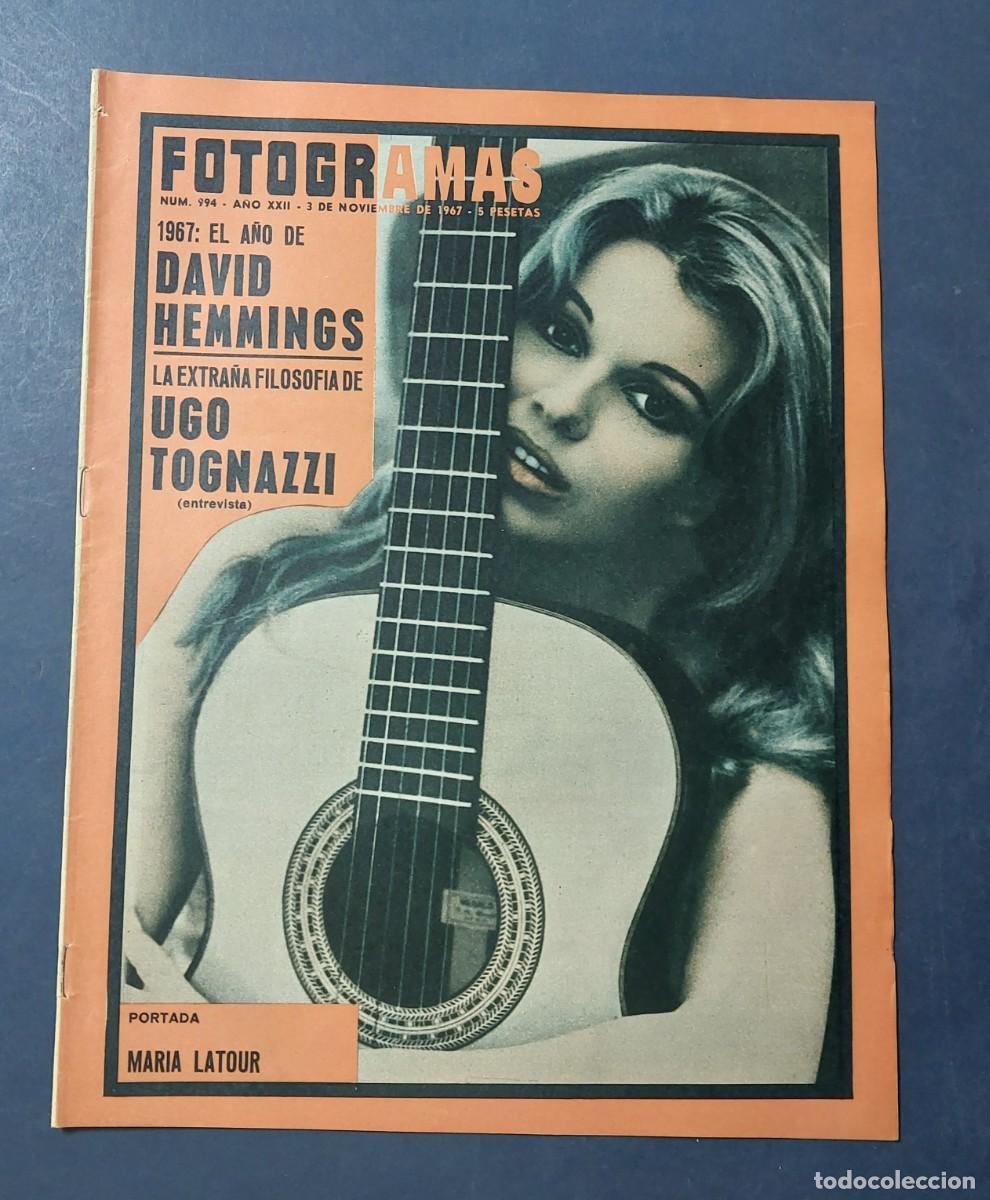 Cine: Fotogramas N&ordm; 994 A&ntilde;o 1967 - Foto 1
