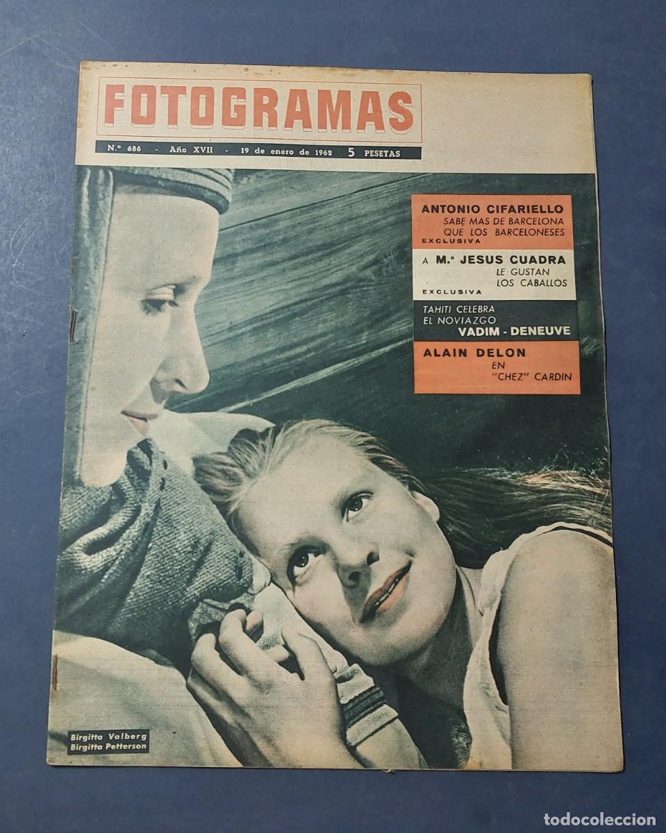 Cine: Fotogramas N&ordm; 686 A&ntilde;o 1962 - Foto 1