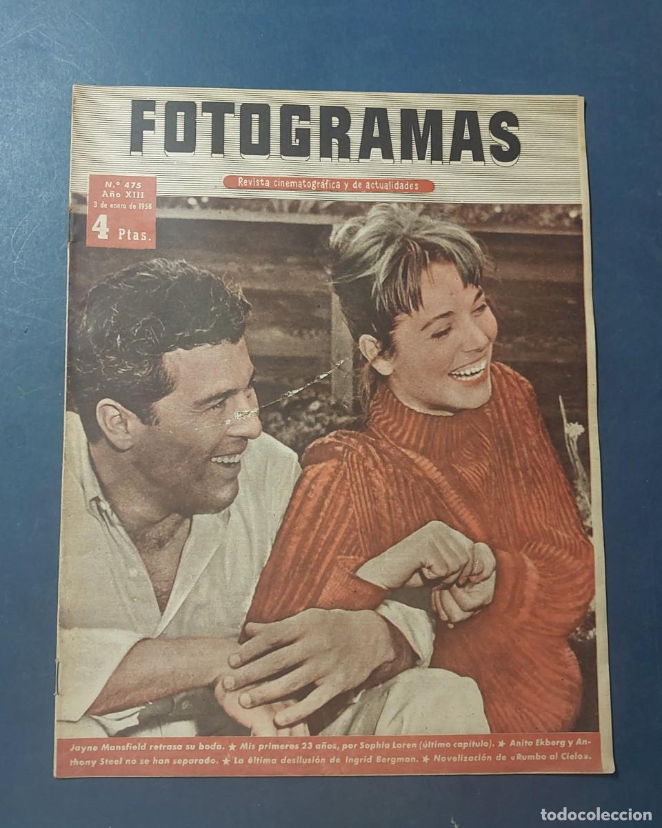 Cine: Fotogramas N&ordm; 475 A&ntilde;o 1958 - Foto 1