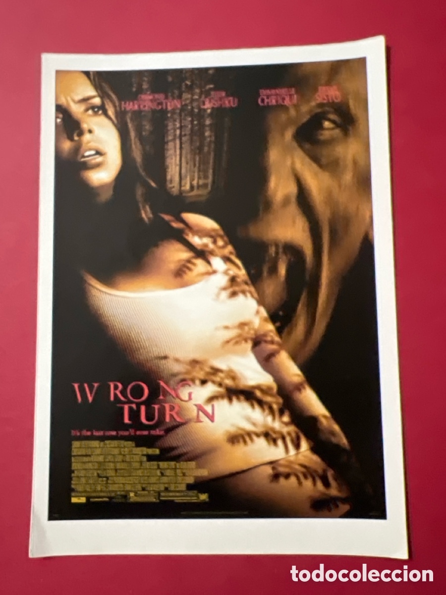 Cine: HB65. FOLLETO DE CINE - WRONG TURN - Foto 1