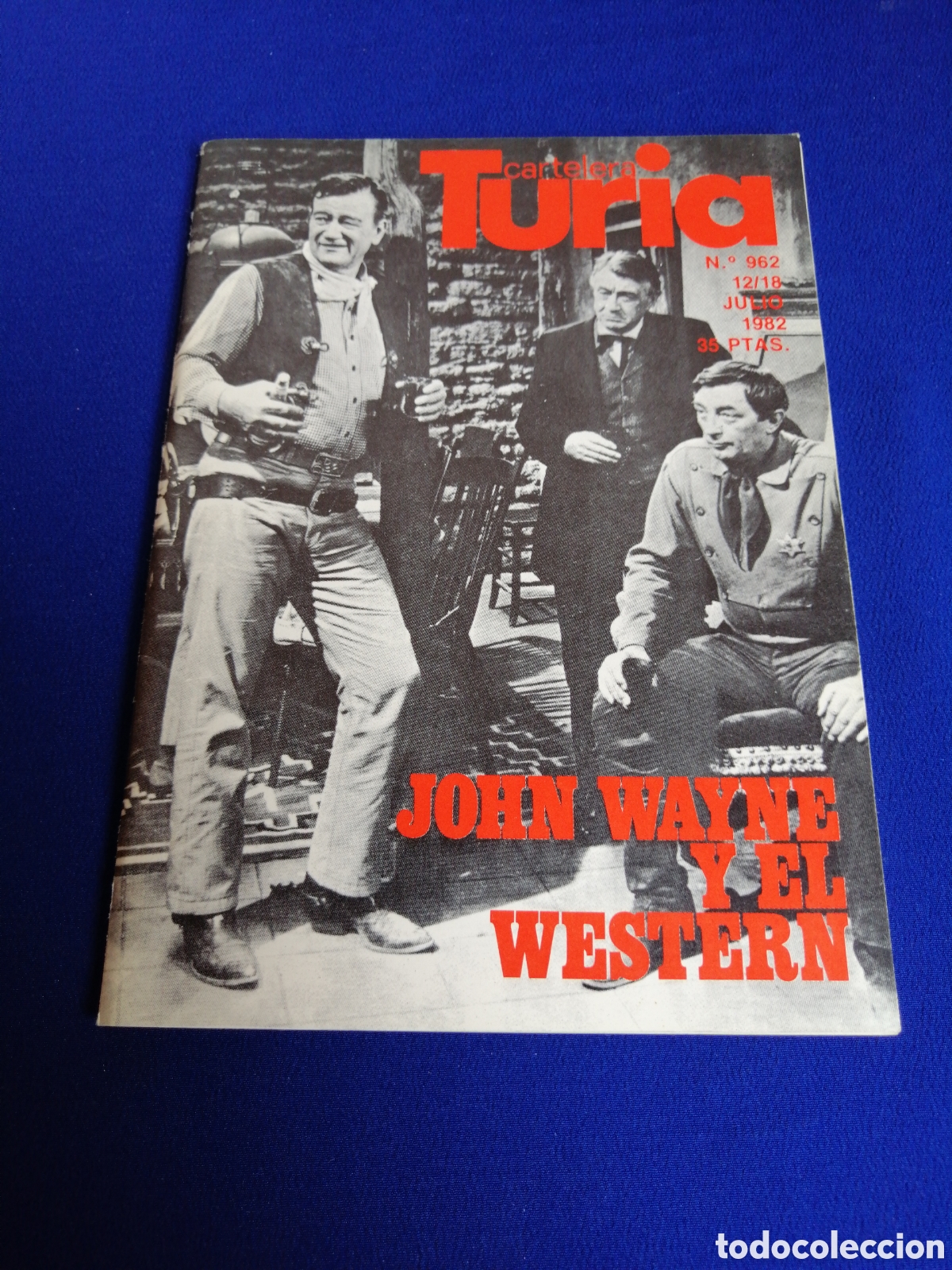 Cine: CARTELERA TURIA N&Uacute;MERO 962 - A&Ntilde;O 1982 - MOVIDA VALENCIANA CABA&Ntilde;AL-GARAJE-NEUMONIA - ALQUIMIA