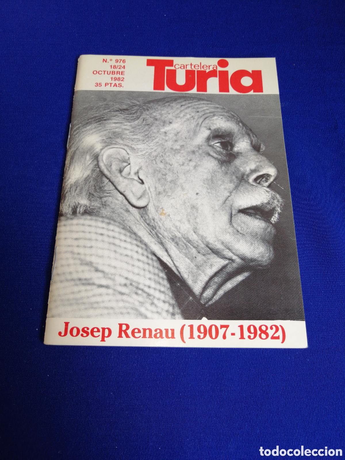 Cin&eacute;ma: CARTELERA TURIA CARTELERA TURIA N&Uacute;MERO 976- A&Ntilde;O 1982- JOSEP RENAU- PUBLICIDAD ASTERIX