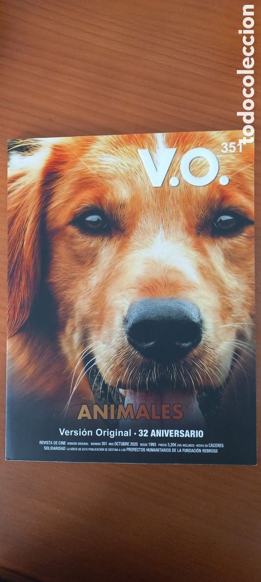 Cine: Revista V. O. versi&oacute;n original n&uacute;m. 351 Octubre 2025 Animales
