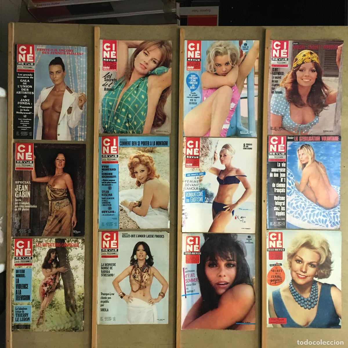 Cinema: AER55 CINE REVUE LOTE 14 REVISTAS BELGAS 1961-76